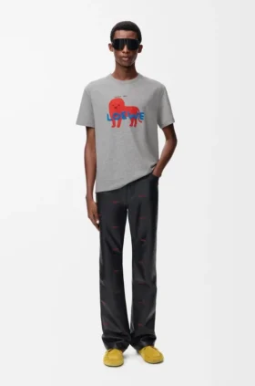 T-Shirt in lockerer Passform aus Baumwolle