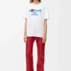 T-Shirt in lockerer Passform aus Baumwolle T-Shirt in lockerer Passform aus Baumwolle