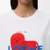 T-Shirt in lockerer Passform aus Baumwolle T-Shirt in lockerer Passform aus Baumwolle
