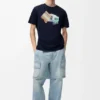 T-Shirt in lockerer Passform aus technischer Baumwolle T-Shirt in lockerer Passform aus technischer Baumwolle