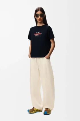T-Shirt in Regular-Fit aus Baumwollmischung