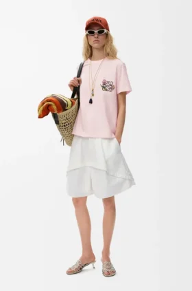 T-Shirt in regulärer Passform aus Baumwolle