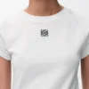 T-Shirt in schmaler Passform aus Baumwollmischung T-Shirt in schmaler Passform aus Baumwollmischung