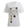 T-Shirt mit Alphabet-Aufdruck, kurzärmelig, weiss S359333Xbp