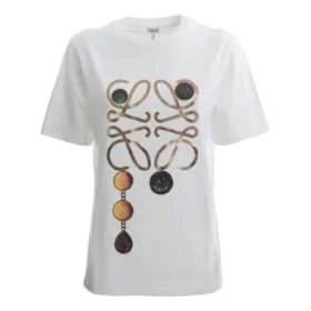 T-Shirt mit Alphabet-Aufdruck, kurzärmelig, weiss S359333Xbp