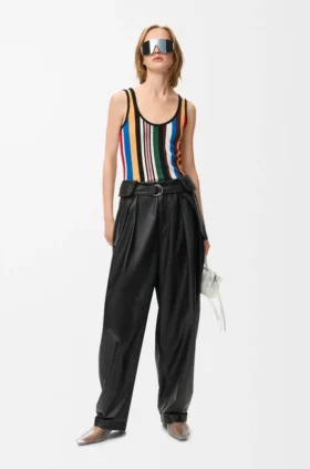 Tanktop aus Stretch-Viskose-Mischung
