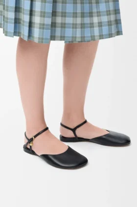 «Toy»-Ballerinas mit Fersenriemen aus Lammleder
