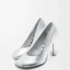 Toy Pumps aus laminiertem Lammleder