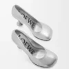 Toy Pumps aus laminiertem Lammleder
