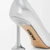 Toy Pumps aus laminiertem Lammleder