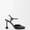 Toy Pumps mit Fersenriemen aus Lammleder Toy Pumps mit Fersenriemen aus Lammleder