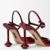 Toy Pumps mit Fersenriemen aus weichem Lammleder in Lackoptik Toy Pumps mit Fersenriemen aus weichem Lammleder in Lackoptik