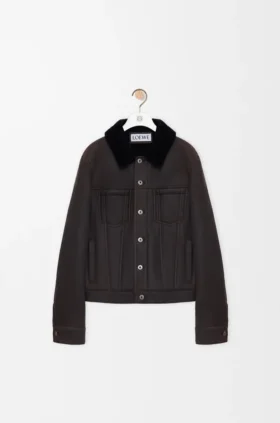 Trucker-Jacke aus Lammfell