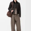 Trucker-Jacke aus Lammfell Trucker-Jacke aus Lammfell