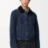 Trucker-Jacke aus Lammfell Trucker-Jacke aus Lammfell