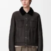Trucker-Jacke aus Lammfell Trucker-Jacke aus Lammfell