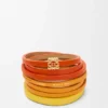 Twist-Doppelarmband aus Kalbsleder