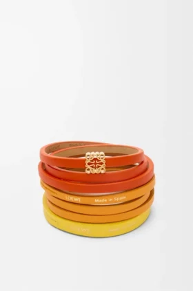 Twist-Doppelarmband aus Kalbsleder