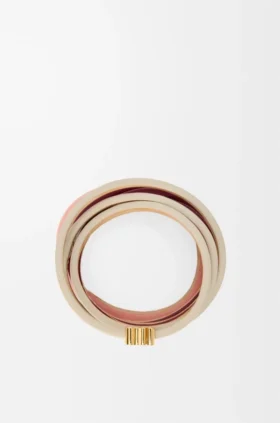 Twist-Doppelarmband aus Kalbsleder