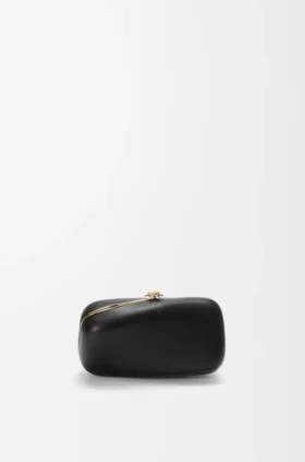 Twisted Minaudière aus Nappa-Lammleder