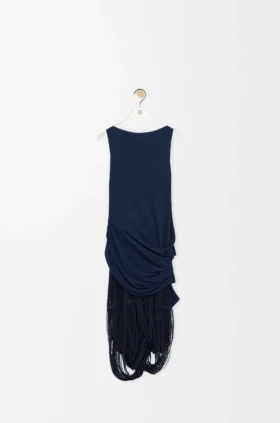 Verziertes Kleid aus Viskose