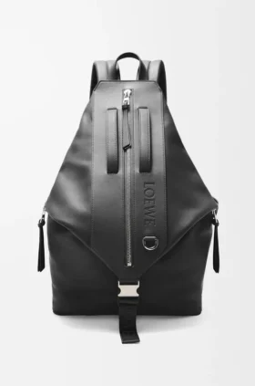 Wandelbarer Rucksack aus klassischem Kalbsleder