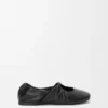 Weiche Ballerinas mit Pebble-Muster aus Nappa-Lammleder