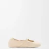 Weiche Ballerinas mit Pebble-Muster aus Nappa-Lammleder Weiche Ballerinas mit Pebble-Muster aus Nappa-Lammleder