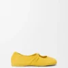 Weiche Ballerinas mit Pebble-Muster aus Nappa-Lammleder Weiche Ballerinas mit Pebble-Muster aus Nappa-Lammleder