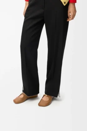 Weiche Ballerinas mit Pebble-Muster aus Nappa-Lammleder