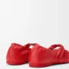 Weiche Ballerinas mit Pebble-Muster aus Nappa-Lammleder Weiche Ballerinas mit Pebble-Muster aus Nappa-Lammleder