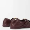 Weiche Ballerinas mit Pebble-Muster aus Nappa-Lammleder Weiche Ballerinas mit Pebble-Muster aus Nappa-Lammleder