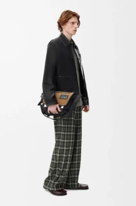 Workwear-Jacke aus Nappa-Lammleder