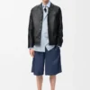 Workwear-Jacke aus Nappa-Lammleder Workwear-Jacke aus Nappa-Lammleder