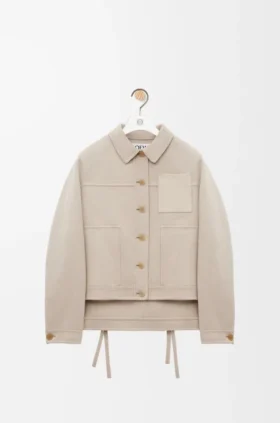 Workwear-Jacke aus Wolle und Kaschmir