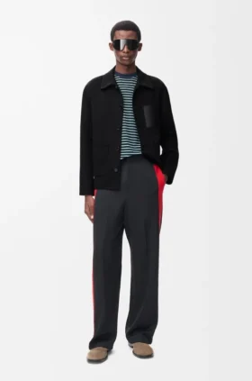 Workwear-Jacke aus Wolle und Kaschmir