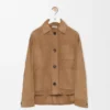 Workwear-Jacke aus Ziegenveloursleder Workwear-Jacke aus Ziegenveloursleder