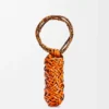 Woven nest Vase aus Kalbsleder und Bambus Woven nest Vase aus Kalbsleder und Bambus