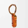 Woven nest Vase aus Kalbsleder und Bambus Woven nest Vase aus Kalbsleder und Bambus