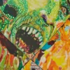 XL Puzzle Fold Tote aus klassischem Kalbsleder