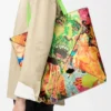 XL Puzzle Fold Tote aus klassischem Kalbsleder