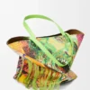 XL Puzzle Fold Tote aus klassischem Kalbsleder