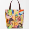 XL Puzzle Fold Tote aus klassischem Kalbsleder