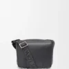 XS Military Messenger Bag aus geschmeidigem, glattem Kalbsleder und Jacquard XS Military Messenger Bag aus geschmeidigem, glattem Kalbsleder und Jacquard