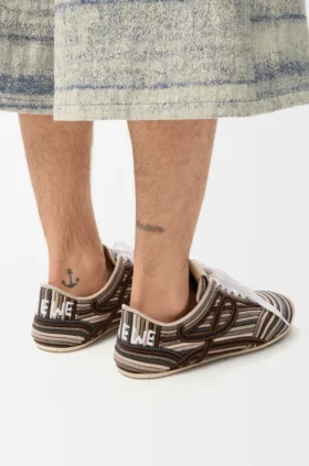 Yago-Sneaker aus besticktem Canvas