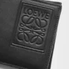 Zweifach gefaltetes Portemonnaie aus satiniertem Kalbsleder