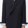 Zweireihige Jacke aus Wollmischung Zweireihige Jacke aus Wollmischung